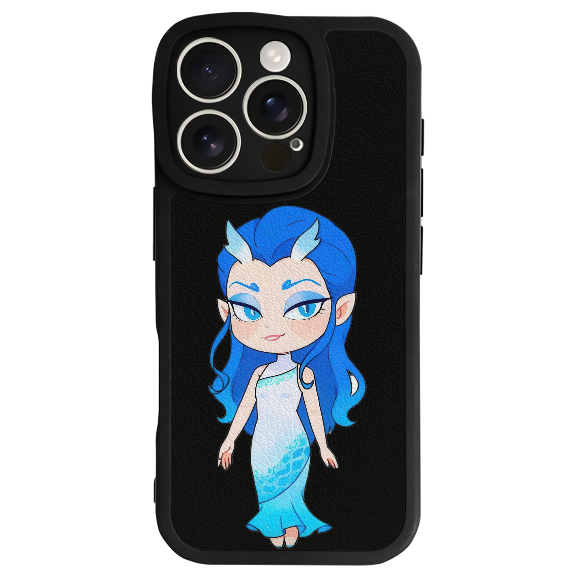 （画像用） Ne Zha 2 ナタ 魔童の大暴れ 【iPhone 16シリーズ対応】シリコンスマホケース（レザー調） 材質：シリコン